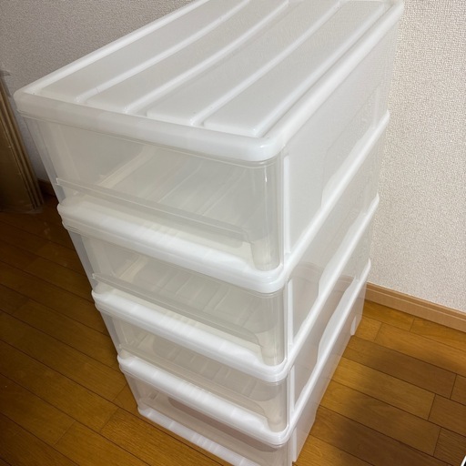【4個セット】ポリプロピレン 収納ボックス
