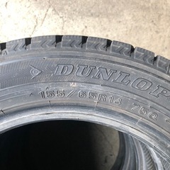 ダンロップ WM02 155/65r14 スタッドレス 4本の画像