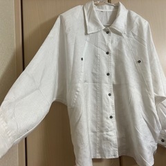 ホワイト 長袖 シャツ 11号の画像