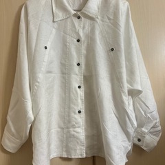 ホワイト 長袖 シャツ 11号