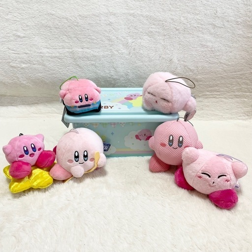 ⭐️星のカービィ⭐️7点セット ぬいぐるみマスコットストラップ 収納ボックス