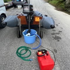 値下げしました　ゴムボート、４人乗り、の画像