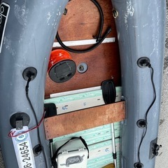 値下げしました　ゴムボート、４人乗り、の画像