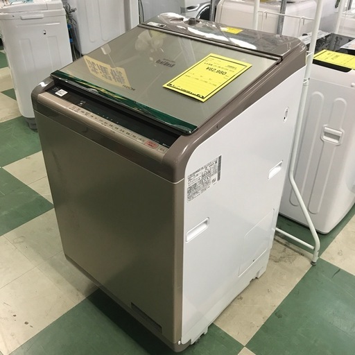 洗濯機　ヒタチ　BW-DV120C 2018 多機能 家電　家事　乾燥　日立　HITACHI  大容量　　貝塚　二色浜　ジャングルジャ
