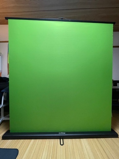 合成動画作成用グリーンスクリーン　Excelimage グリーンバック