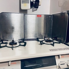 ガスコンロ油はねガード(金属素材)