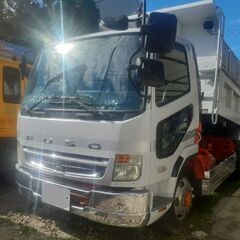 【売約】積載8400kg　　増トン　ダンプ　車検6月迄　三菱　フ...