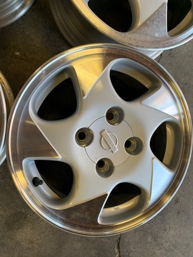 日産 15インチ ホイール 4本セット 5スポーク