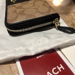 COACH コーチ シグネチャー ラウンドファスナー長財布　の画像