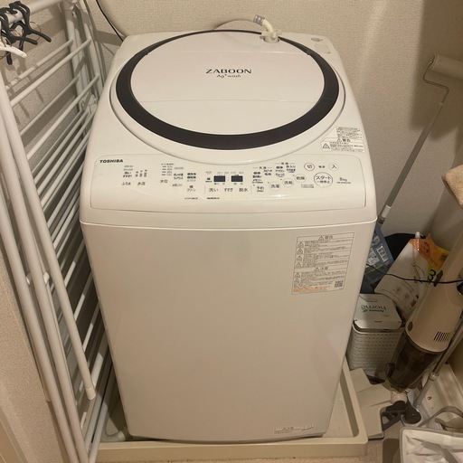 縦型洗濯機　乾燥機能付き\nToshiba AW8VM2