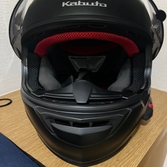kabuto ヘルメット　RT33 B+COMワン　セットの画像
