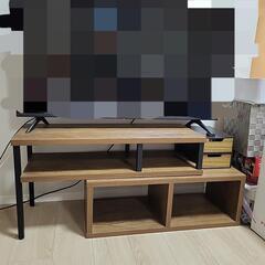 伸長式テレビ台