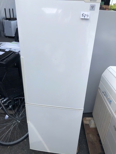 北九州市内配送無料　保証付き シャープ SHARP 冷蔵庫 （271L・右開き） 2ドア ホワイト系 SJ-PD27B-W