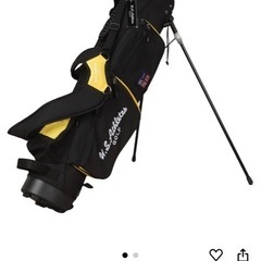 【受け渡し完了】⭐️新品、未使用❗️⭐️レザックス　キャディバッグの画像