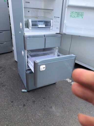 北九州市内配送設置無料　保証付き 日立 HITACHI 真空チルドFS クリスタルドア 冷蔵庫（415L） 右開き5ドア クリスタルシ