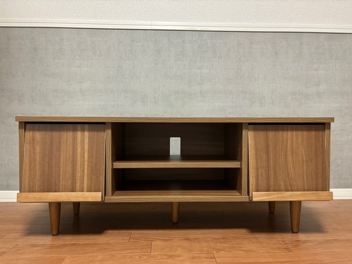 LOWYA テレビボード 木目調 ブラウン 110cm