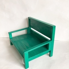 ハンドメイド　ミニベンチ　ミニ植木鉢などの置き台　ぬいぐるみベンチなど…　の画像