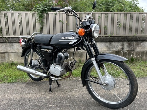 ⭐️K50快速2スト.後期モデル⭐️バッテリ・プラグなど新品交換⭐️キャブレーターオーバーホールで快調⭐️50cc原付オートバイ⭐️