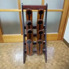 レトロ　木製スリッパラック　さしあげます