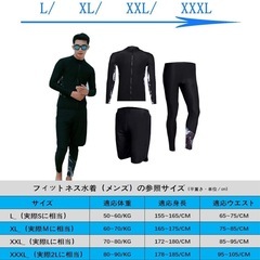 メンズ　ラッシュガード　３点セット　グレー&イエロー　2XLの画像