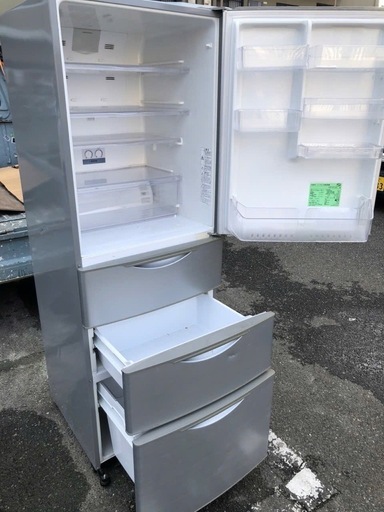 北九州市内配送設置無料 保証付き AQUA アクア 冷蔵庫(355L・右開き