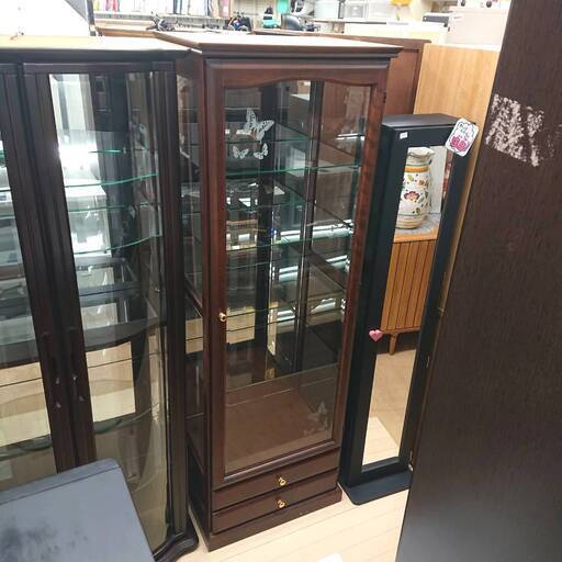 1/12【お持ち帰り特別価格】白鳥ファニチャー キュリオケース ＣＢ バークマン キャビネット