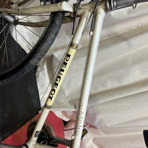PEUGEOT Metro 自転車 白 バスケット付き　引き取り専用