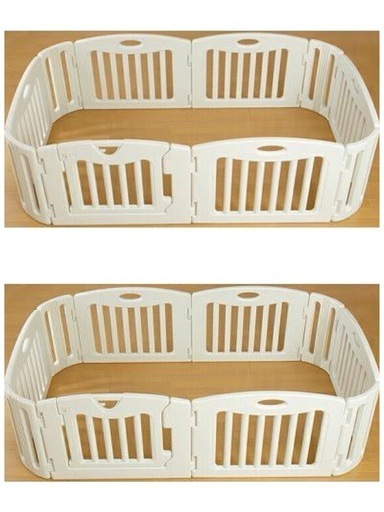 日本育児 ベビーサークル　キッズランドスクエア123  2セット