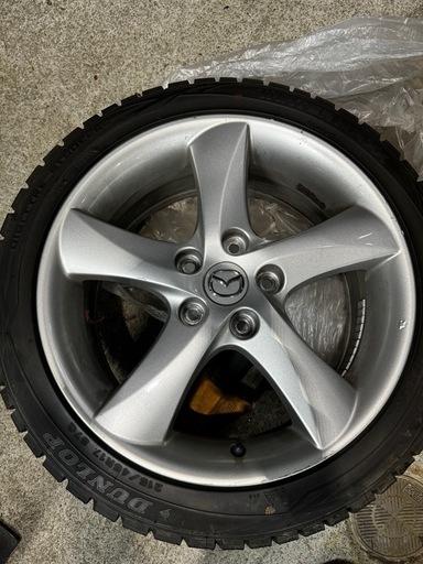 MAZDA rx8純正ホイール美品スタッドレスタイヤ4本セット