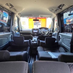 8人乗りハイブリッド入りました☆彡月々1.2万円〜分割払い可❗️車検付き！大人気☆日産 セレナ ハイウェイスター☆8人乗り☆HDDナビ付き☆走行中DVD見れます☆ETC☆バックカメラ☆ドラレコ付きのフル装備☆両側電動スライドドア☆クルーズコントロール搭載☆ウィンカーミラー☆フル装備☆事故修復歴無し☆車内広々三列シート‼️の画像