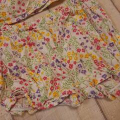 ベビー服 トップス カットソー 西松屋  セットアップ 90 90cm 花柄の画像