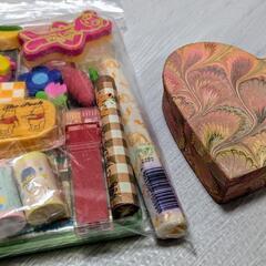 【まとめて♡】デザイン消しゴム＆マトリョーシカ♡詰め合わせBOX【子ども向け】の画像