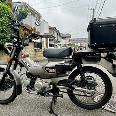 【2116km！自賠責3年以上！】ハンターカブ CT125 JA65 シルバーの画像