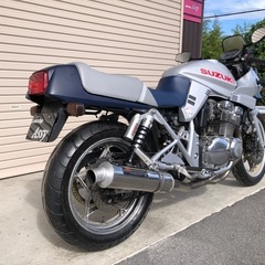 商談中❗️SUZUKI GSX400S 刀400 GK77A 機関良好　消耗品・油脂類交換　キャブレターOH イグナイターリビルド交換　スプロケット交換済みの画像