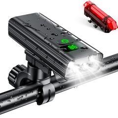 ✨大特価✨自転車ライト　5600ｍAh　高輝度　充電式　防水　L...