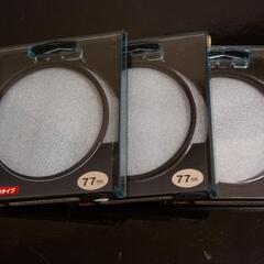 レンズ保護フィルター77mm