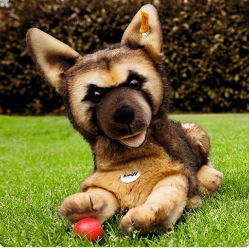 未開封 公式サイト完売品 steiff シュタイフ シェパードのマイク 犬 プレゼント ぬいぐるみ 出産祝い Steiff ギフト 3
