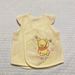 50〜70サイズ　ふわふわベスト　スリーパー