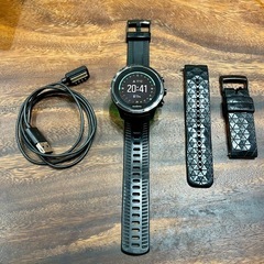 値下げしました　
スント9 バロ　ブラック　替えベルト付の画像