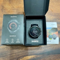 値下げしました　
スント9 バロ　ブラック　替えベルト付の画像