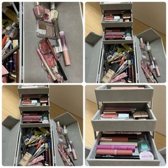 超多量 ボックスにたっぷりのコスメまとめ売り