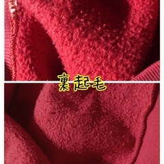 クリスマス サンタクロース 暖か裏起毛 トレーナー LLサイズOK 夢可愛いの画像