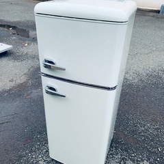 直接受け取りのみ【2023年製】PRR-122D-W 一人暮らし冷蔵庫 冷蔵庫 一人暮らし おしゃれ 114L 冷凍冷蔵庫 レトロ冷凍冷蔵庫 レトロ