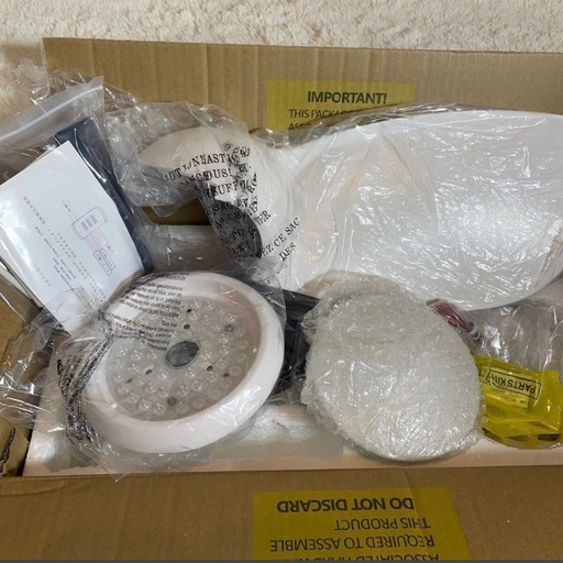 【新品】シーリングファンライト LED 電気工事不用 リモコン付き 照明