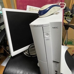 NEC Valuestar デスクトップPC ホワイト マウス・...