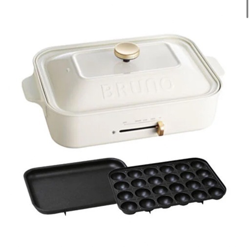 最終値下げ‼️\n箱付き　ブルーノ　コンパクトホットプレート
