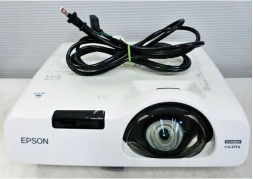 エプソン　ビジネス　プロジェクター　EB-535W　動作良好　超短焦点モデル　スクール　リモコン付き　3400lm　EPSON