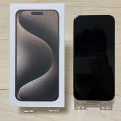 美品 iPhone 15 ProMax 256gb ナチュラルチタニウム  本体 simフリー