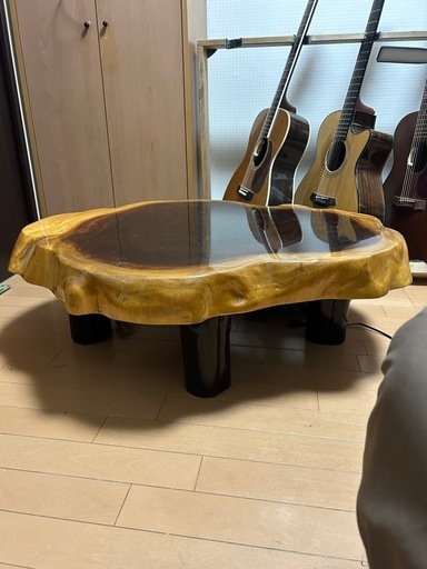 一枚物の木　テーブル