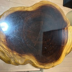 一枚物の木　テーブルの画像